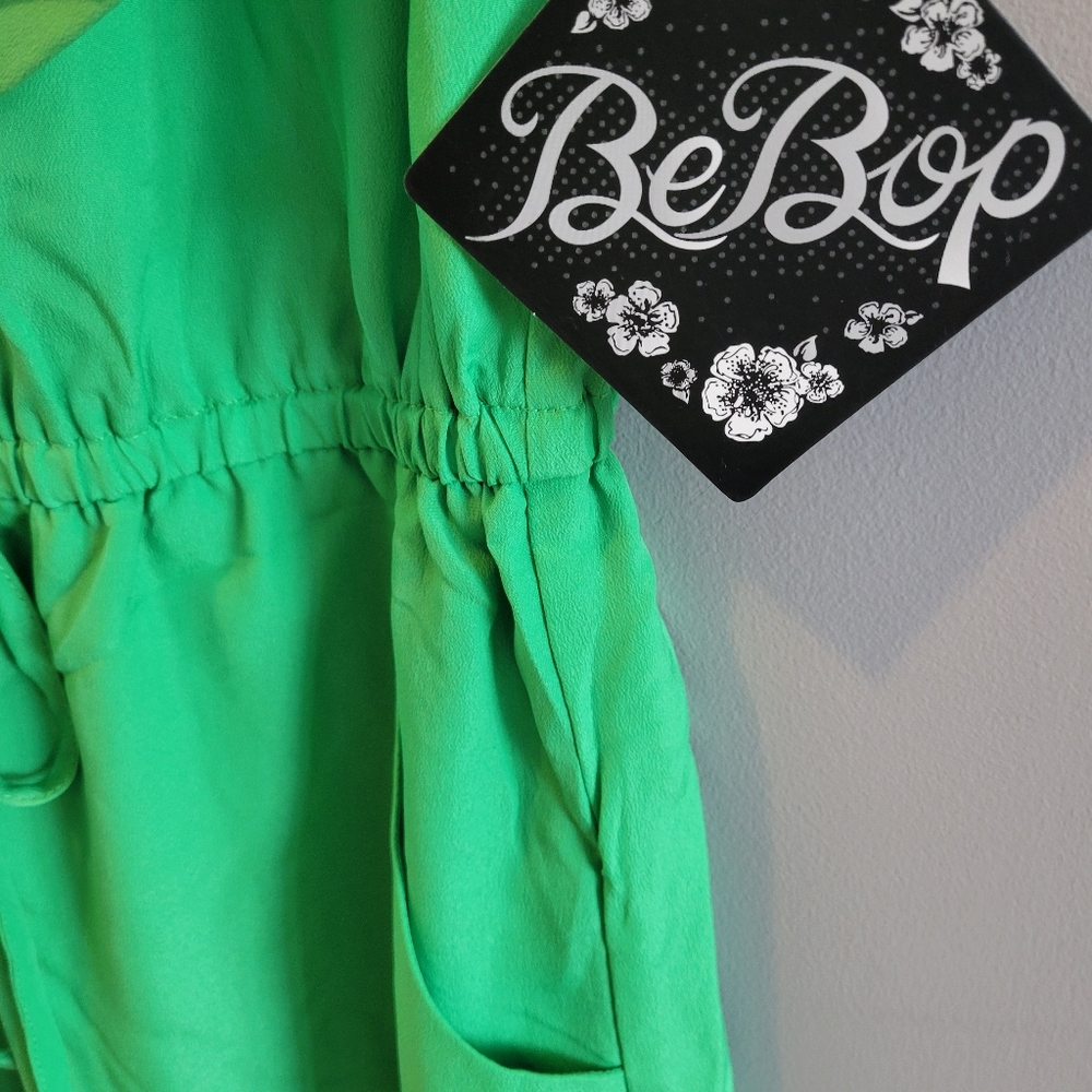 NWT Size Small BeBop Kelly Green Dress. - Picture 4 of 6